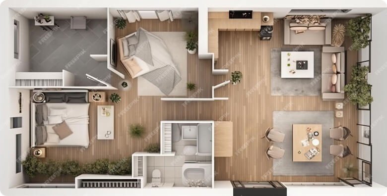 Sale of apartments